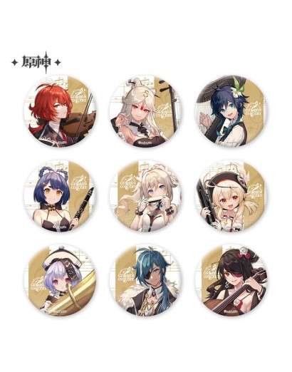 Genshin Impact Symphonic Dream Series Character Badge